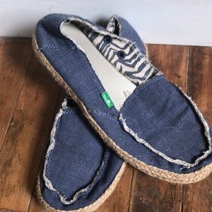 Sanuk slip on shoes